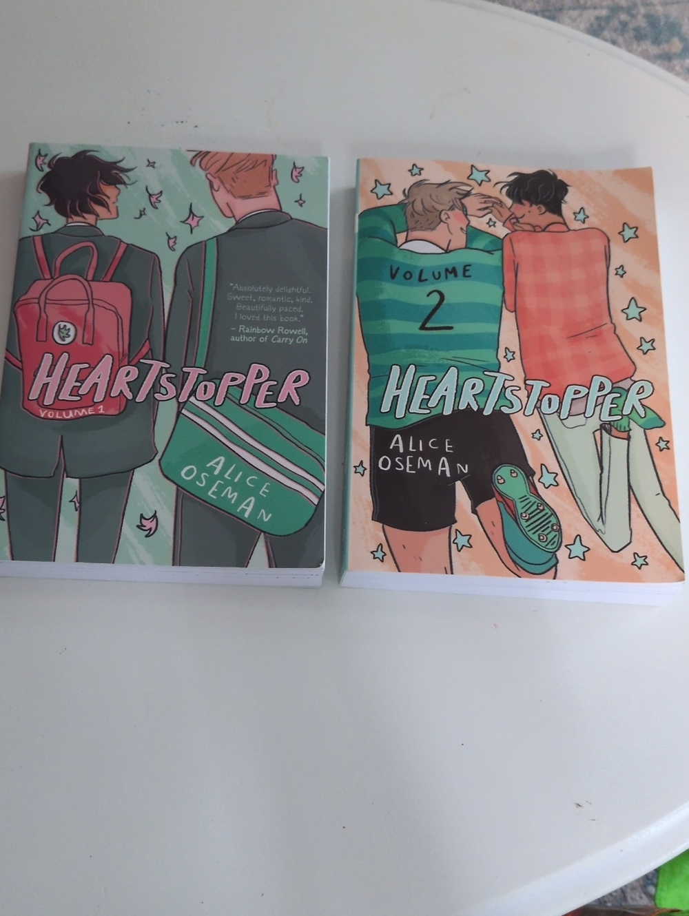 Heartstopper by Alice Oseman Graphic Novels, Set of 2 - Volume 1 and 2